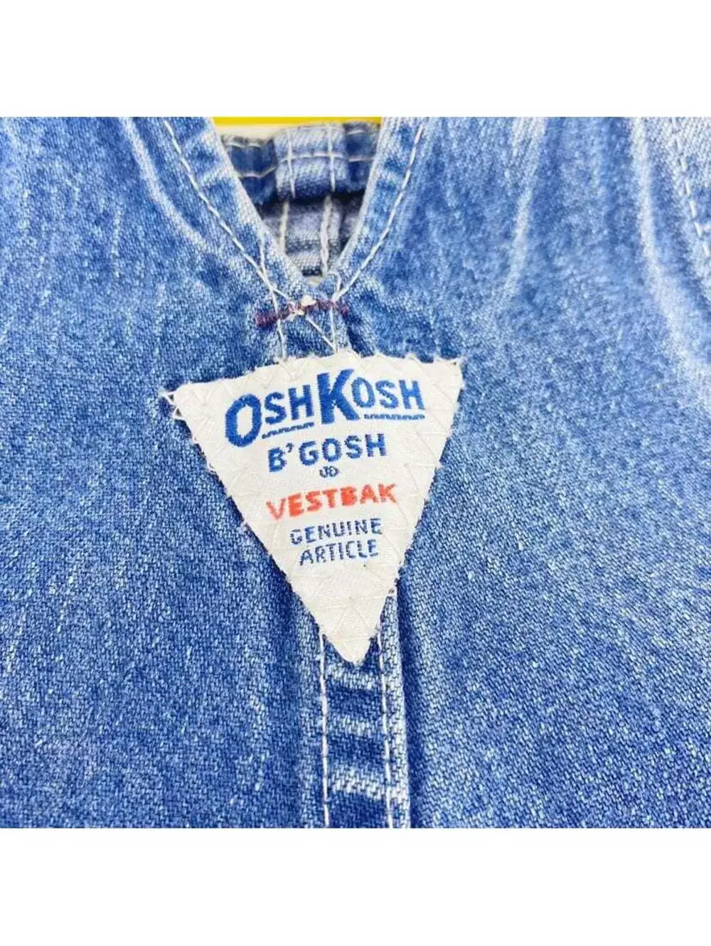 Vintage OshKosh B’Gosh Vestbak Denim Overalls 2T Made in USA